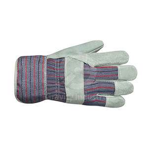 Gants de travail en cuir personnalisés avec logo, à bas prix, pour la sécurité des mains des hommes. - Product Image 4