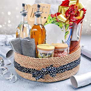 ตะกร้าใส่ผลไม้ทำจากไม้ไผ่ตกแต่งด้วยมือแบบโค้งสำหรับใส่ผลไม้ - Product Image 3