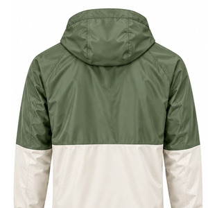 Windbreaker <b>Jacket</b> for <b>Men</b> Water Resistant <b>Lightweight</b> Outdoor Sports Full Zip Hooded Activewear OEM ODM Custom OEM Manufacturer - Product Image 4