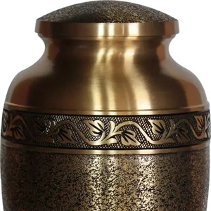 Urnas de cremación de calidad premium hechas a mano con diseños y gráficos especiales utilizados para los recuerdos de los antepasados y seres queridos. - Product Image 1