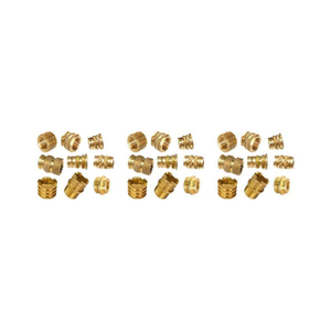 Insert en laiton sur mesure, insert métallique de précision pour le moulage par injection plastique, composants de moules et applications industrielles - Product Image 2
