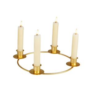 Porte-bougie élégant en fer fini avec revêtement en poudre, pour décorer, pour décorations d'anniversaire, pour l'éclairage de chambre. - Product Image 2