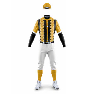 Customized Training Wear <b>Baseball</b> Uniform Wholesale Price Adults Uniform Kids Clothing Long Sleeve Jersey with Pants Sublimated - Product Image 5