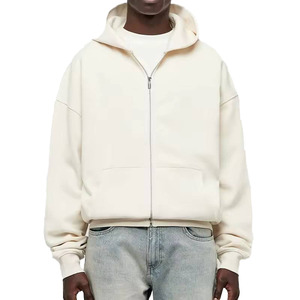 Sudadera con Capucha Personalizada con Pedrería, 100% Algodón, Unisex, Sólida, de Invierno, Holgada, con Bolsillos, Transpirable, 550 Gramos, Gruesa - Product Image 4