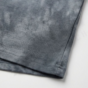 Camiseta Corta de Algodón para Mujer, Color Personalizado, Estampado Digital, Tie Dye, Ropa Deportiva, Fitness, Gimnasio, Entrenamiento - Product Image 5