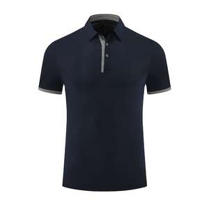 Nueva Camiseta Polo de Verano para Hombre, Elástica, Deportiva, para Fútbol, Gimnasio, Informal, de Manga Corta, para Primavera - Product Image 1