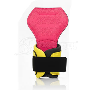 Agarraderas ajustables para levantamiento de pesas con diseño acolchado para levantamiento pesado y press de banca - Product Image 3