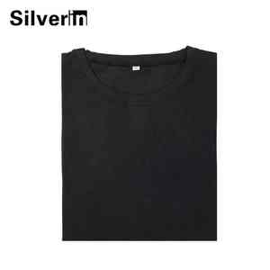 T-shirt en coton pour homme, confortable et anti-odeur, avec capuche en argent pur, idéal pour le sport - Product Image 5