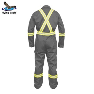 Vêtements de travail industriels personnalisés, uniforme, veste et pantalon en coton respirant, multi-poches, fabricant de vêtements de travail - Product Image 2