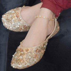 Custom Design High Quality Printed Handmade Fashion <b>Khussa</b> Anti-Slippery Best Selling Latest Style Customizable Color - Product Image 1