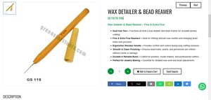 Herramientas de Joyería para Detallado de Cera y Pulido de Perlas, Finas y Extra Finas, Herramientas para la Fabricación de Joyas |   N.° de artículo GS-119A - Product Image 1