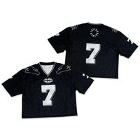 Camiseta de Fútbol Americano de Poliéster Suave, Ropa Deportiva de Fútbol, Impresión por Sublimación Personalizada de Primera Calidad, Malla Fina para Fútbol, Camiseta de Fútbol Francés
