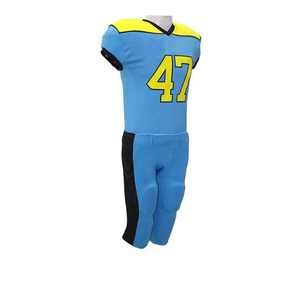 Hot Selling Customized Logo Printing <b>Light</b> Weight Hot Selling Polyester Material Sports Wear American Football Uniform - Product Image 4