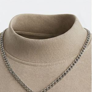 Tissu satiné en polyester de haute qualité, surdimensionné, lourd, 260g, col rond, manches courtes, couleur personnalisée, streetwear haut de gamme pour femmes - Product Image 4