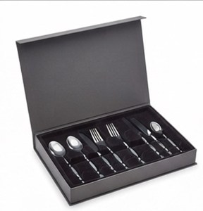 Ensemble de couverts élégants en acier inoxydable, 4 pièces, finition miroir, passe au lave-vaisselle, vaisselle de mariage, couleur argentée, couverts plaqués argent - Product Image 6