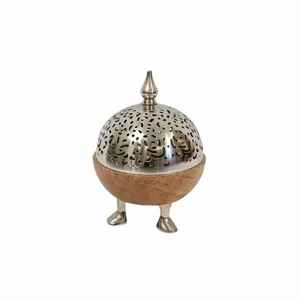 Elegante Quemador de Incienso de Metal y Madera, Ecológico, Decoración Religiosa para el Hogar, Diseño Único, Precio al por Mayor - Product Image 1