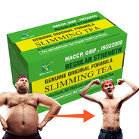Thé Minceur Bio Unisexe 28 Jours 14 Jours 20 Sachets, Sans Sucre Faible en Glucides, Détox Ventre Plat Estomac, Thé Équilibre pour Détox Hépatique, Boîte Adulte