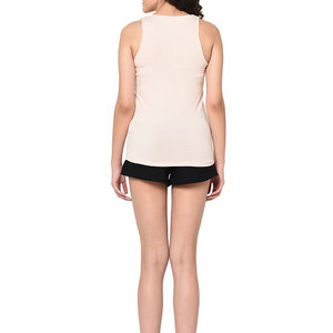 Conjunto Casual de Verano de Dos Piezas para Mujer, Conjunto de Shorts sin Mangas con Logotipo Personalizado Impreso - Product Image 3