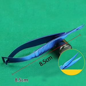 Ciseaux de précision pour chirurgie ophtalmique, pour procédures de capsulotomie, conception de lame fine, équipement médical en acier inoxydable, durable - Product Image 5