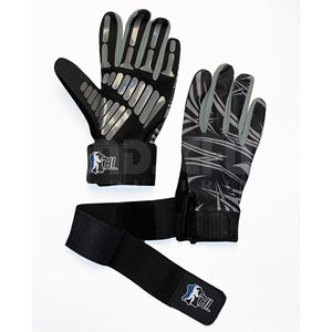 Guantes de Gimnasio Negros Profesionales con Dedos Completos y Agarre de Silicona |   Protección Transpirable Premium para Equipo de Entrenamiento Físico de Alto Rendimiento - Product Image 6