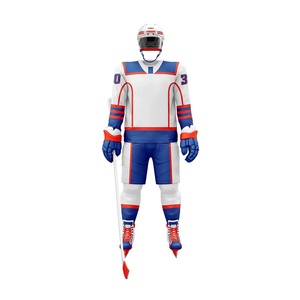Uniforme de hockey sobre hielo, sublimación completa, ropa de equipo, jersey y pantalones ligeros de alto rendimiento, tela que absorbe la humedad para clubes - Product Image 5