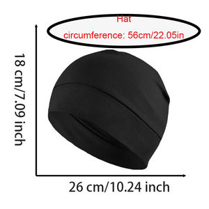 Gorros de Calavera para Hombre y Mujer, Paquete de 2, Gorros Ligeros para Dormir, Forro Transpirable para Casco - Product Image 4