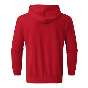 Mens 100% Cotton Winter <b>Fleece</b> Lightweight Breathable Hoodie Custom Logo Design for Fitness Gym <b>Running</b> Training Export Supplier - Product Image 2