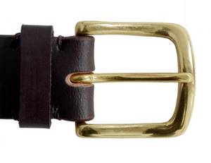 Cinturón de Cuero Genuino Polo para Hombre, Hecho a Mano, con Hebilla de Pin, Modelo LPB-0037, Venta al Por Mayor - Product Image 5