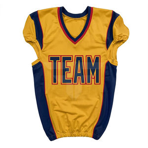 Maillot de football américain professionnel 2026 de haute qualité 100 % polyester, design personnalisé, uniforme de football américain - Product Image 1