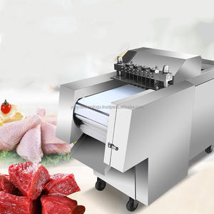 Machine à découper automatique de volaille commerciale 2025, moteur haute capacité 500-1000 kg/h, fonctionnement par une seule personne, coupeuse de viande en cubes - Product Image 1