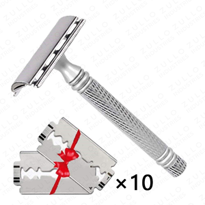 Professional Men's Stainless Steel Safety Razor Reusable Manual <b>Shaving</b> Razor for Daily Grooming - Product Image 4