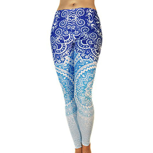 Leggings Estampados de Cintura Alta para Mujer, Ropa Deportiva Elástica para Yoga, Sublimación, Tejido de Punto, Spandex, Poliéster - Product Image 6