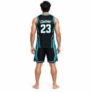 Vêtements de sport respirants pour clubs sportifs unisexes pour jeunes avec service OEM, ensemble uniforme de basketball, design personnalisé, maillot et short d'équipe - Product Image 2