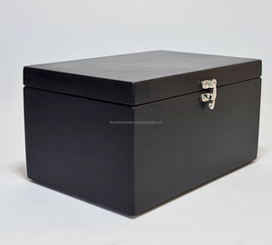 Rustic Custom <b>Wooden</b> Box Wood Craft Storage Gift Packaging Box - Product Image 4