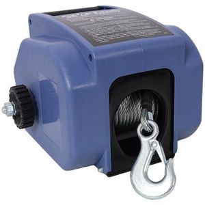 Verricello Elettrico 24V per Rimorchio Barca, Capacità 12000 libbre, Cavo in Acciaio Zincato, Gancio con Puleggia Extra Reversibile, Montaggio Rapido - Product Image 6