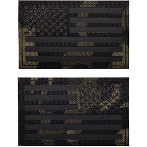 Parche Rectangular de la Bandera Americana, Tejido Bordado, Estilo Termoadhesivo - Product Image 6