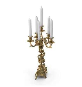 Chandelier en aluminium durable et écologique à 5 bras, style tendance très demandé, pour la décoration de la maison, de mariages et de Pâques - Product Image 4