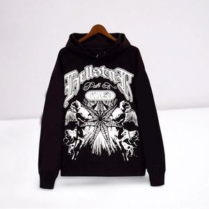 Propre graphique Design personnalisé imprimé bouffant Allover épais coton polaire pull à capuche coupe et coudre survêtements fournisseur hommes sweat - Product Image 2