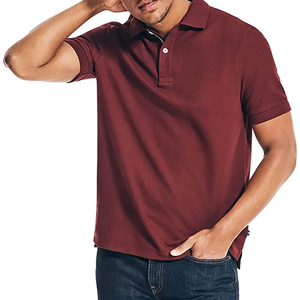 เสื้อโปโลสำหรับผู้ชายทรงสลิมฟิตเสื้อโปโลแขนสั้นระบายอากาศได้ดี - Product Image 4