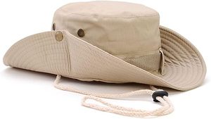 Sombrero de Pesca de Verano con Ala Ancha para Protección Solar y Uso Casual, Sombrero de Pescador con Ala Ancha y Logotipo Personalizado - Product Image 2