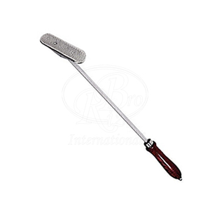 Fresa Dental Equina Universal de 20 Pulgadas de Acero Inoxidable con Mango de Madera y Cuchilla de Raspado con Bisagra para Uso Veterinario - Product Image 3