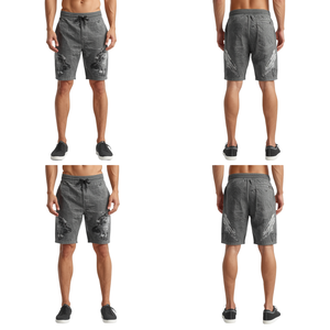 Pantalones Cortos Premium para Hombre con Lavado Ácido, Diseño Vintage con Estampado de Tormenta, Estilo Desgastado y Ajuste Cómodo - Product Image 2