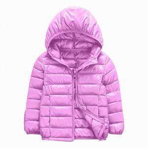 Veste matelassée à capuche rose pour homme, légère, rembourrée de duvet, coupe-vent, fermeture éclair, vêtements d'hiver décontractés - Product Image 5