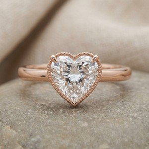 Bijoux fins, bague de fiançailles et de mariage en diamant de laboratoire certifié IGI de 1,50 carat pour femmes, VVS, or massif 14 carats, solitaire - Product Image 1