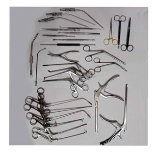 ชุดเครื่องมือผ่าตัดโพรงจมูกแบบส่องกล้อง Fess 30 ชิ้น สำหรับศัลยกรรมหู คอ จมูก คุณภาพสูง ผลิตจากเหล็กกล้าไร้สนิมเยอรมัน คู่มือการใช้งานทางการแพทย์ มาตรฐาน CE/ISO - Product Image 3