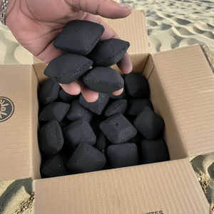 High Heat Coconut Shell <b>Machine</b>-Made BBQ Charcoal Briquettes | Low <b>Smoke</b> High Efficiency Eco-friendly 5-6 Hours Burning - Product Image 1