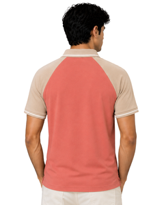 Camiseta Polo Personalizada para Hombre en Color Beige Coral, Ropa Deportiva Informal, Transpirable, Camiseta de Golf de Verano, Prenda Deportiva Premium - Product Image 2