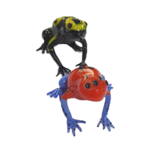 Figura de Animal de Vidrio Soplado Personalizada, Rana de Cristal de Colores para Decoración del Hogar - Product Image 4