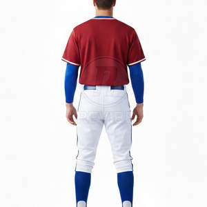 Uniforme de béisbol personalizado de alta calidad a precio de mayorista, 100% poliéster, uniforme de béisbol para equipos en venta - Product Image 2