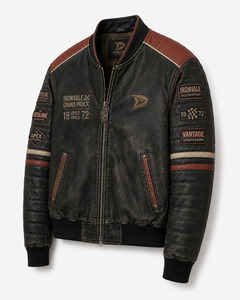 Custom Men Genuine Leather <b>Jacket</b> OEM Private Label Motorcycle <b>Biker</b> <b>Jacket</b> Wholesale Manufacturer - Product Image 4